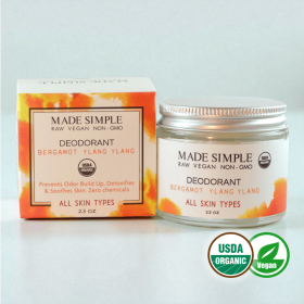 Bergamot Ylang Ylang Deodorant - Organic, Vegan & Cruelty-free