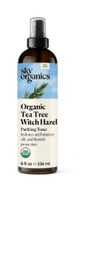 Sky Organics Organic Tea Tree Witch Hazel Purifying Facial Toner, 8 fl oz