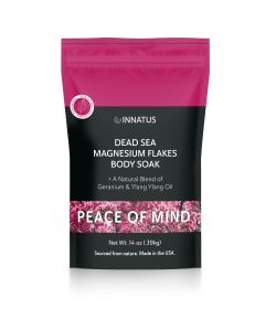 Pure Dead Sea Magnesium Flakes Clarity Soak â€“ Relaxing & Replenishing 14oz Bath Soak â€“ Infused with Eucalyptus, Rosemary, Peppermint