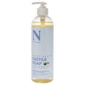 Castile Liquid Soap - Peppermint by Dr. Natural for Unisex - 16 oz Soap
