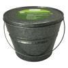 (2 pack) 24oz Citronella Scented Metal Bucket with 40 Hr Burn Time, Heavy Duty