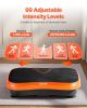 Vibration Plate Exercise Machine Whole Body Shaker Fitness Platform Orange