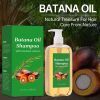 300ML Batana Oil Shampoo Nourishing Hair Strengthens Restore Damaged Split Hair Scalp Cleansing Dandruff Control Hair Shampoo