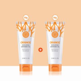 Orange Exfoliating Gel Dead Spot Remover Brighten Peeling 50g Gentle Repair Scrub Whiten Hydrating Moisturizer Korean Skin Care (Color: 100g)