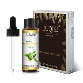 EUQEE 10ml Pure Natural Essential Oil Lavender Jasmine Eucalyptus Vanilla Sandalwood Sweet Orange Lemon Oregano Neroli Fragrance (Color: Neroli, Net Contents: 10ml)