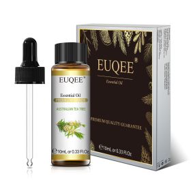 EUQEE 10ml Pure Natural Essential Oil Lavender Jasmine Eucalyptus Vanilla Sandalwood Sweet Orange Lemon Oregano Neroli Fragrance (Color: Australian Tea Tree, Net Contents: 10ml)