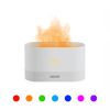 Upgraded Flame Diffuser DQ701A 180ml Aromatherapy Oil Diffuser Ultrasonic Cool Mist Diffuser with Waterless Auto Shut-Off Protection; 5 Color Flame Li